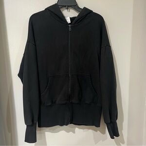 Offline by Aerie Black Zip-Up Hoodie